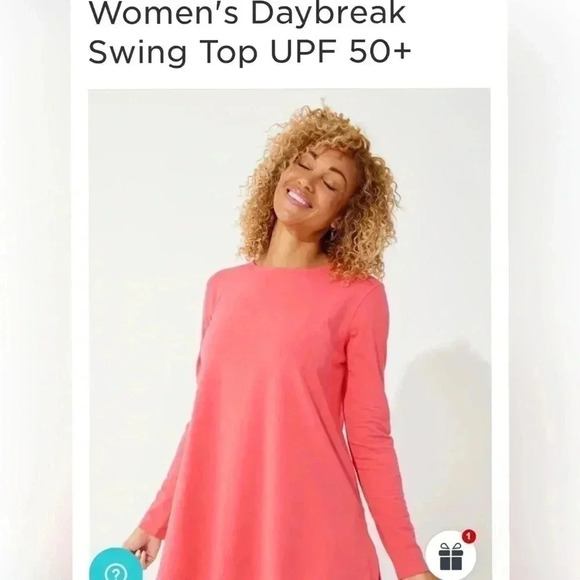 Coolibar Women's Daybreak
Swing Top UPF 50+ New With Tag - Picture 3 of 5